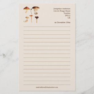 Fungi Art Stationery