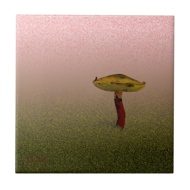 Fungi Ceramic Tile (Front)