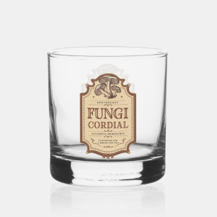 Fungi Cordial Halloween Party Vintage Whiskey Glass