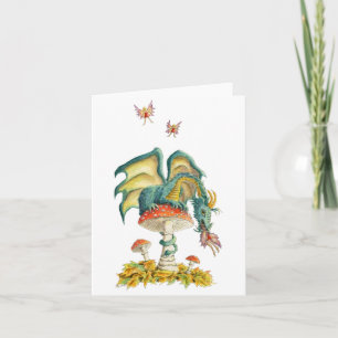 Fungi Dragon notecard