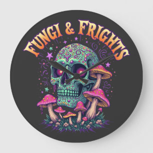 Fungi & Frights Large Clock