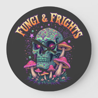 Fungi & Frights Large Clock