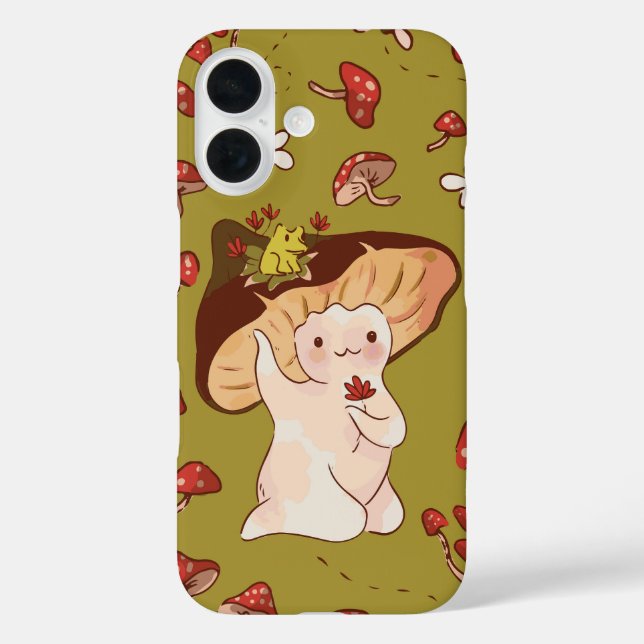 Fungi Frolic Cute Mushroom & Forest Friends Case-Mate iPhone Case (Back)