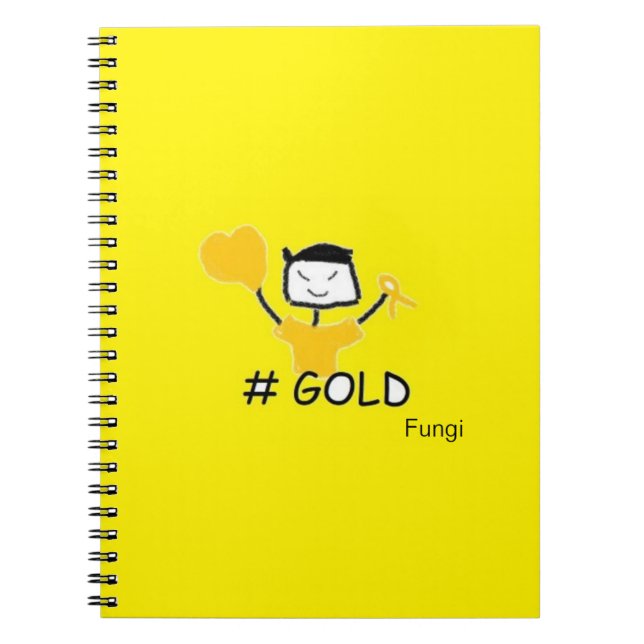 Fungi #Gold Notebook (Front)