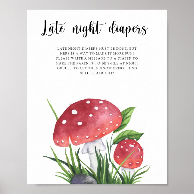 fungi - Late night diapers game Poster (Front)