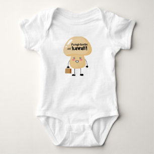 Fungi tastic and kawaii baby bodysuit