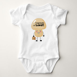 Fungi tastic and kawaii baby bodysuit