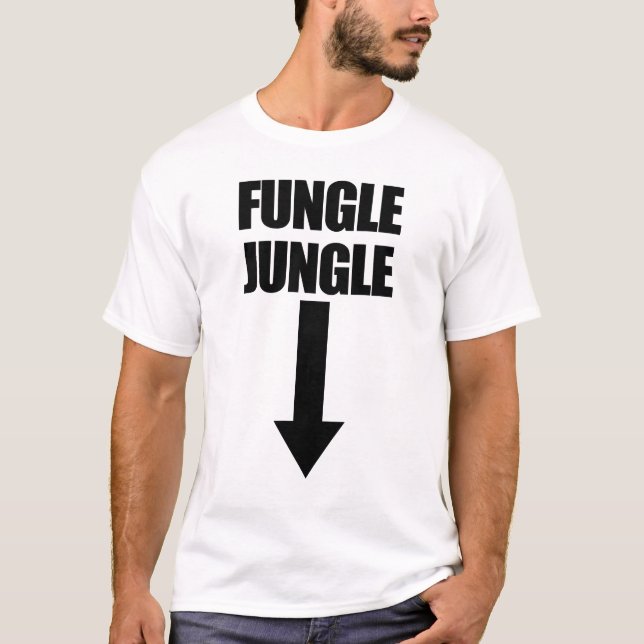 Fungle Jungle Arrow Down Women's Embarrassing T-Shirt (Front)