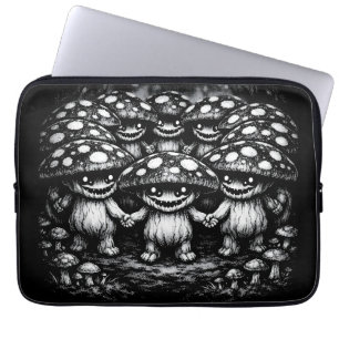 Fungus Folk • Forest Creatures by BurnsInHell Laptop Sleeve