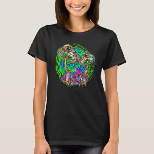 Fungus Magic Psilocybin Mushrooms Tie Dye Hippie T-Shirt
