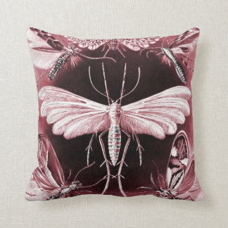 Fungus Moths in Soft Pink Cushion