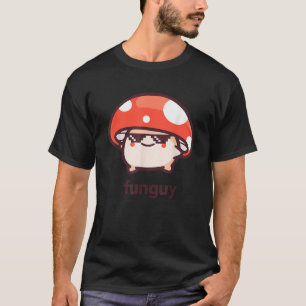 Funguy Mushroom Shades Funny Fungi Pun Joke Dad Hu T-Shirt