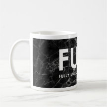 FUNK – Fully Unique Now Kickback Black Marble Mug