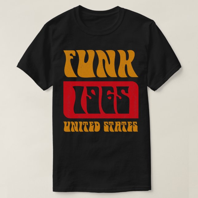 Funk Music 1965 Vintage T-Shirt (Design Front)