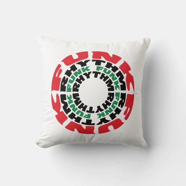 Funk Rhythm Funk Funk Rhythm Cushion (Front)