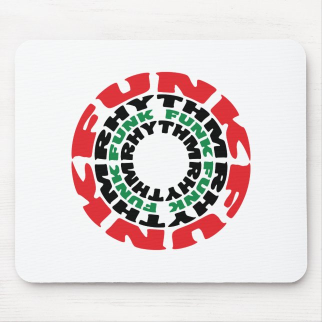Funk Rhythm Funk Funk Rhythm Mouse Pad (Front)