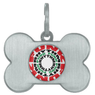 Funk Rhythm Funk Funk Rhythm Pet ID Tag