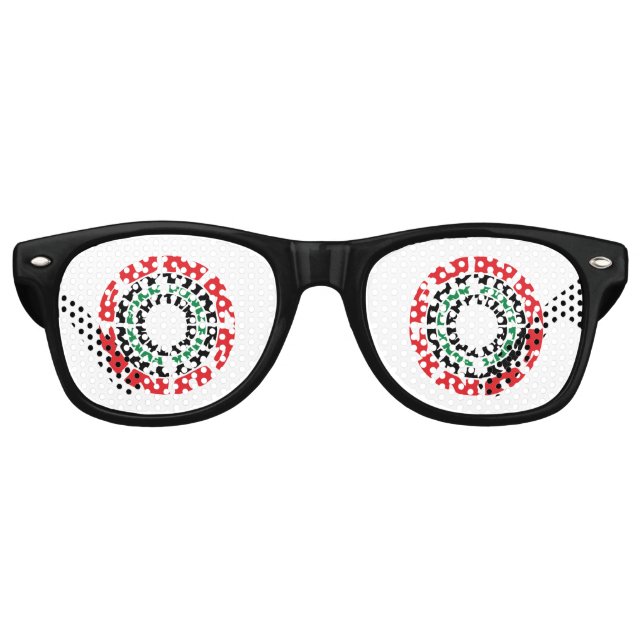 Funk Rhythm Funk Funk Rhythm Retro Sunglasses (Front)