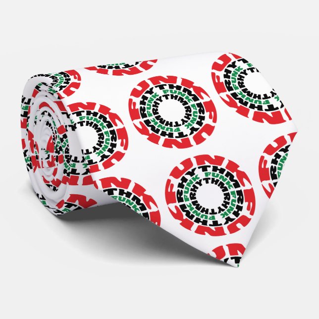 Funk Rhythm Funk Funk Rhythm Tie (Rolled)