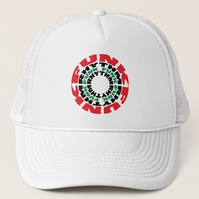 Funk Rhythm Funk Funk Rhythm Trucker Hat (Front)