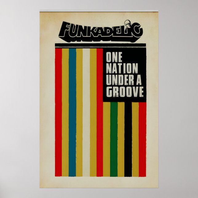 Funkadelic Officially Licensed Print - One Nation (Front)
