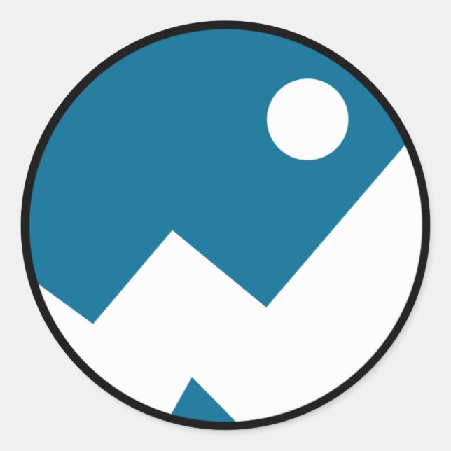 funklord logo - Blue Sticker (Front)