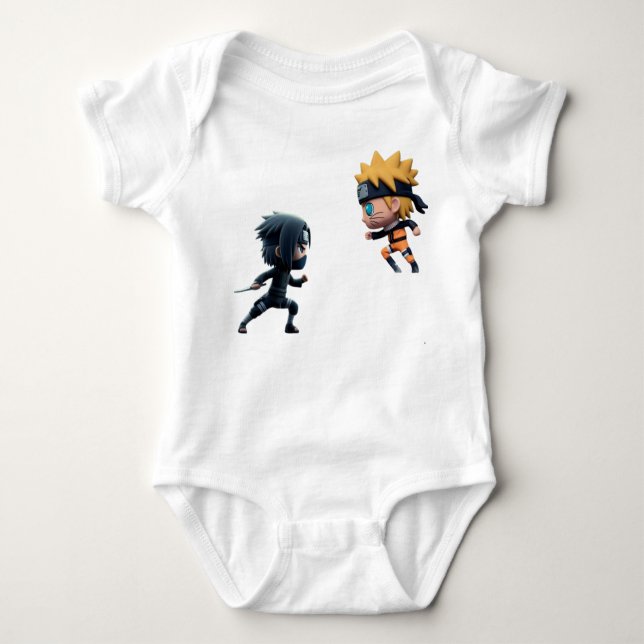 Funko Pop | Naruto vs Sasuke Baby Bodysuit (Front)