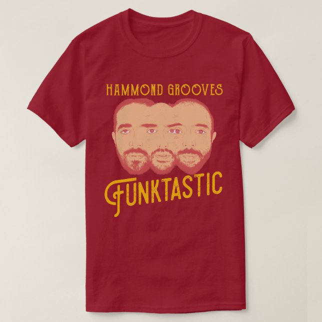 Funktastic Hammond Grooves jazz organ trio album T-Shirt (Design Front)