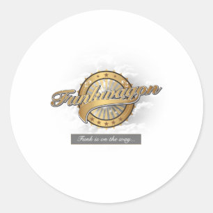 Funkwagon Classic Round Sticker