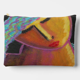 Funky Abstract Art Accessory Pouch