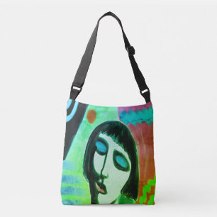 Funky Abstract Art Crossbody Bag