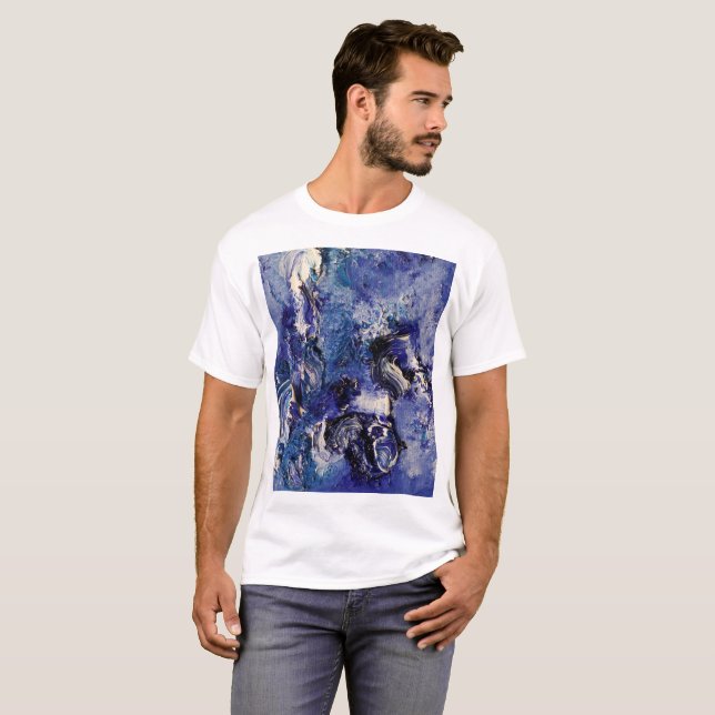 Funky Abstract Art T Shirt (Front Full)