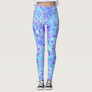Funky Abstract Blobs Leggings