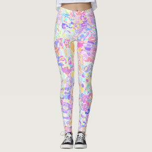 Funky Abstract Blobs Leggings