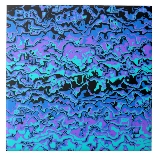 Funky Abstract Ceramic Tile (Front)