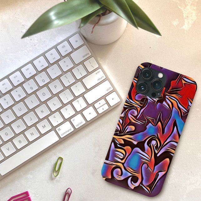 Funky Abstract. Colourful Inspirivity Modern. Case-Mate iPhone Case (Creator Uploaded)