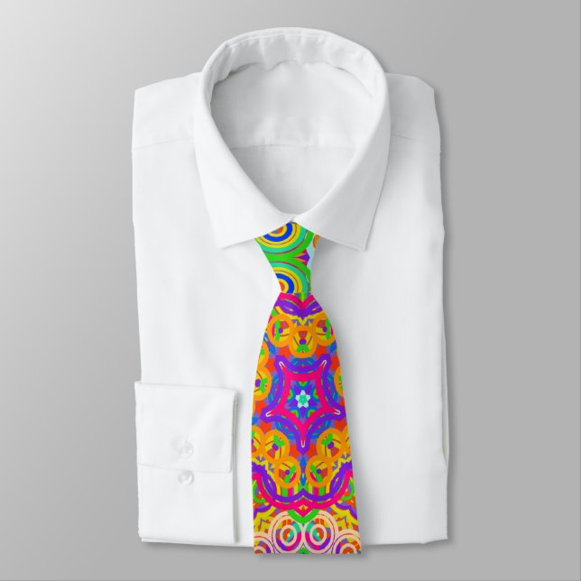 Funky Abstract Tie (Tied)