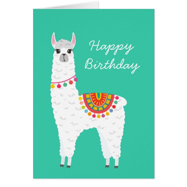 Funky Alpaca llama drama cute animal (Front)
