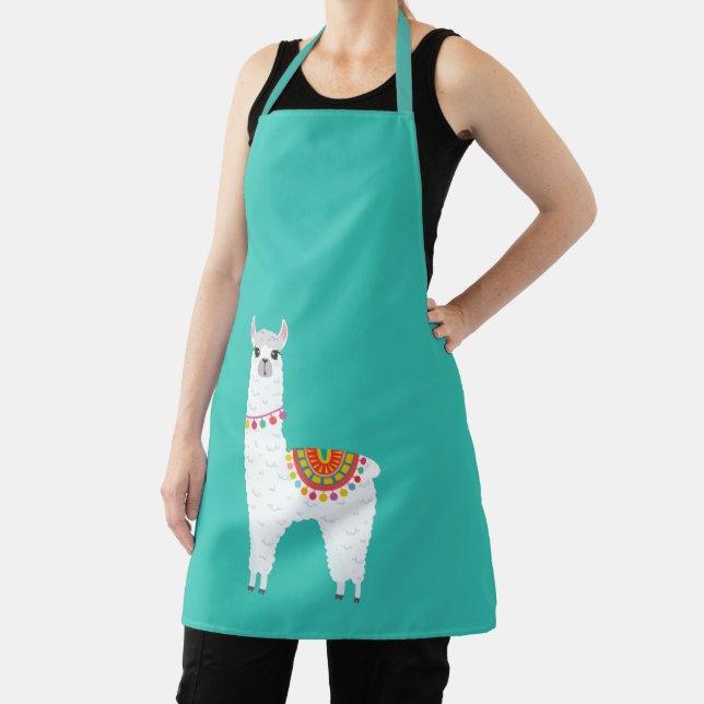 Funky Alpaca llama drama cute animal Apron (Insitu)