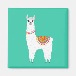 Funky Alpaca llama drama cute animal Magnet