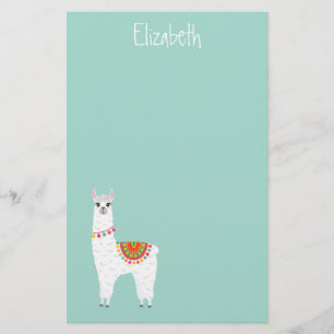 Funky Alpaca llama drama cute animal Stationery