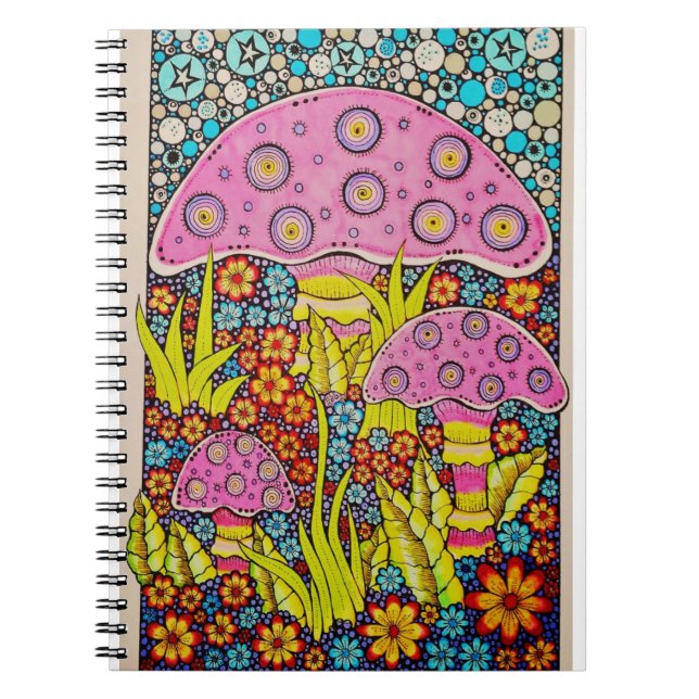 funky and fun in the garden notebook (Front)