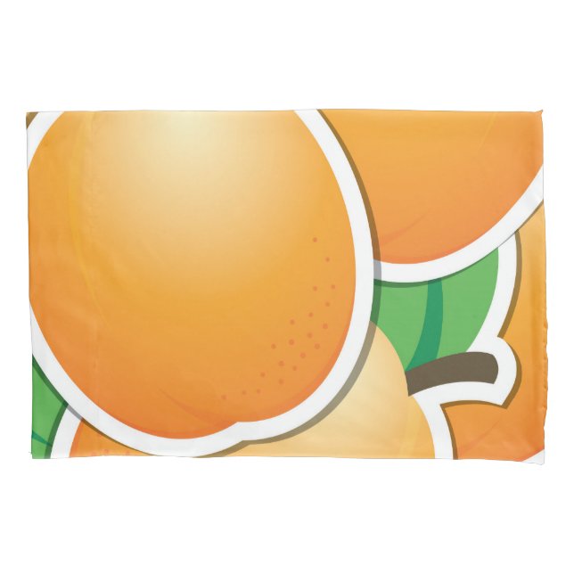 Funky apricot pillowcase (Front)