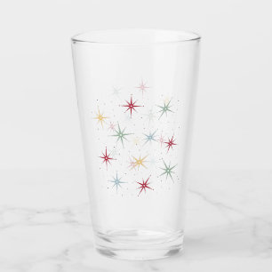 Funky Atomic Starburst Mid Century Retro Glass