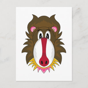 Funky Baboon Postcard