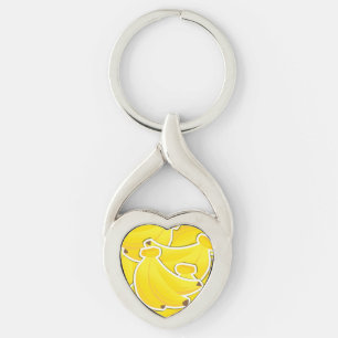 Funky banana key ring