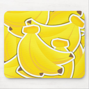 Funky banana mouse pad
