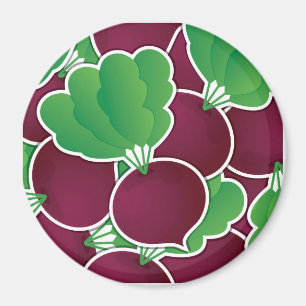 Funky beet magnet