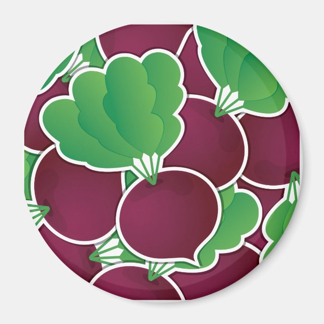 Funky beet magnet (Front)