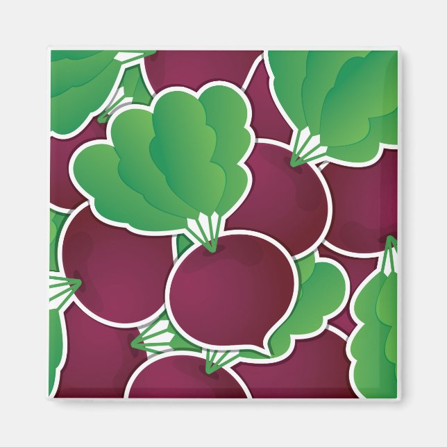 Funky beet magnet (Front)